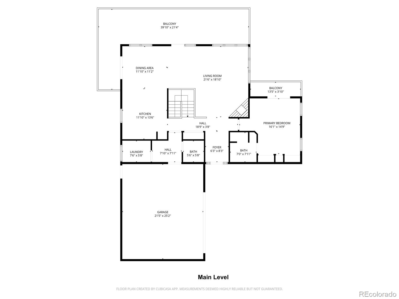 1445 Sutherland Road Manitou Springs, CO 80829 - Photo 40 of 43 a picture of floor plan