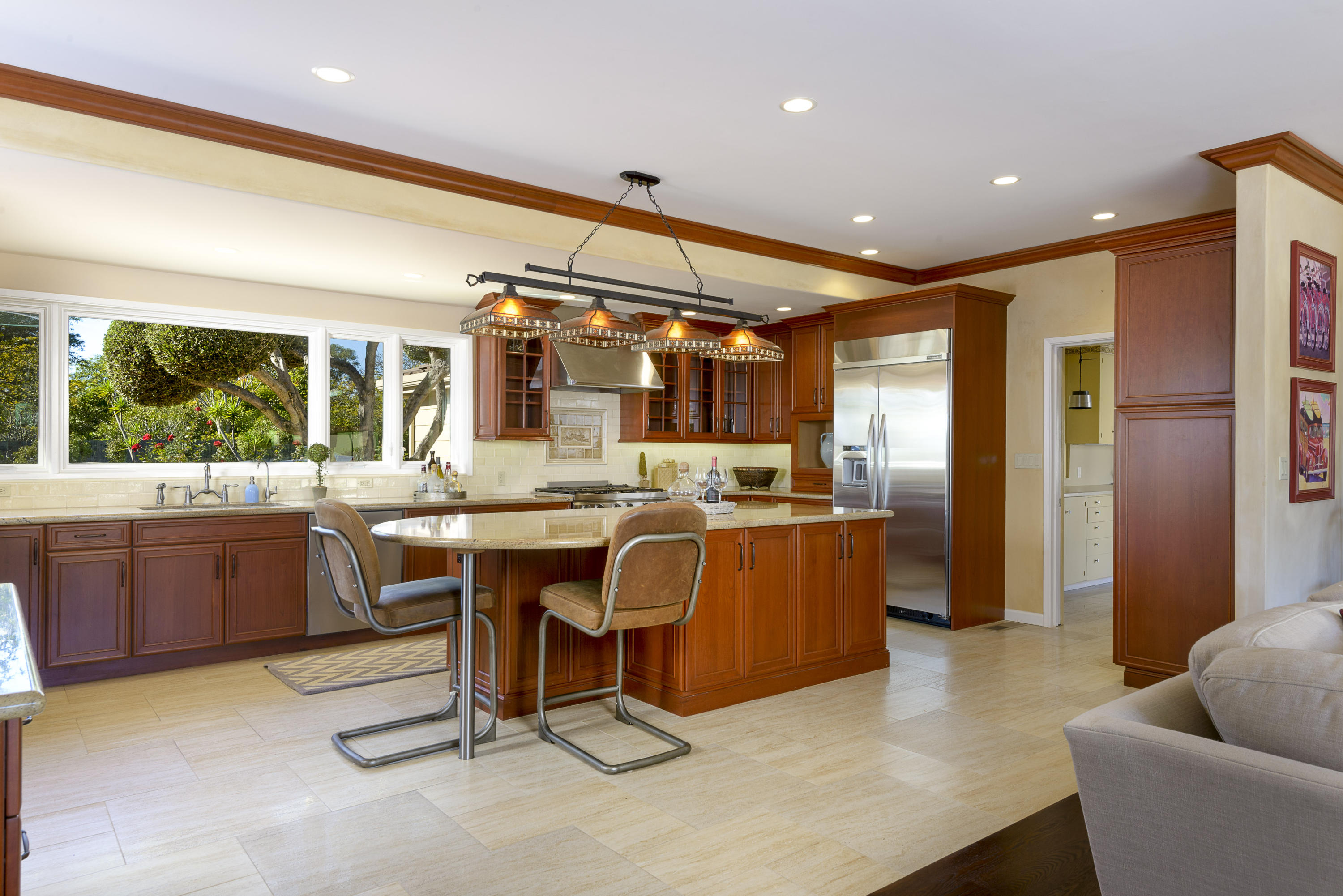 4460 Via Alegre Santa Barbara, CA 93110 - Photo 6 of 18 a room with a large window and furniture