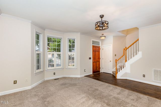 a view of an entryway with staircase