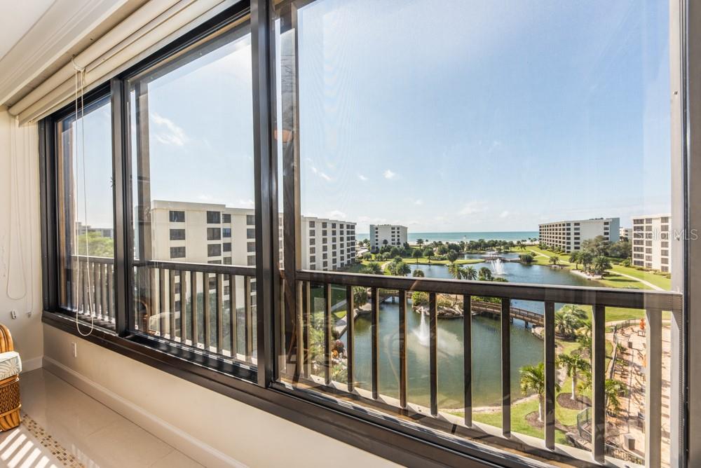 5770 Midnight Pass Road, Unit 605 Sarasota, FL 34242 - Photo 16 of 42 a view of city from a balcony
