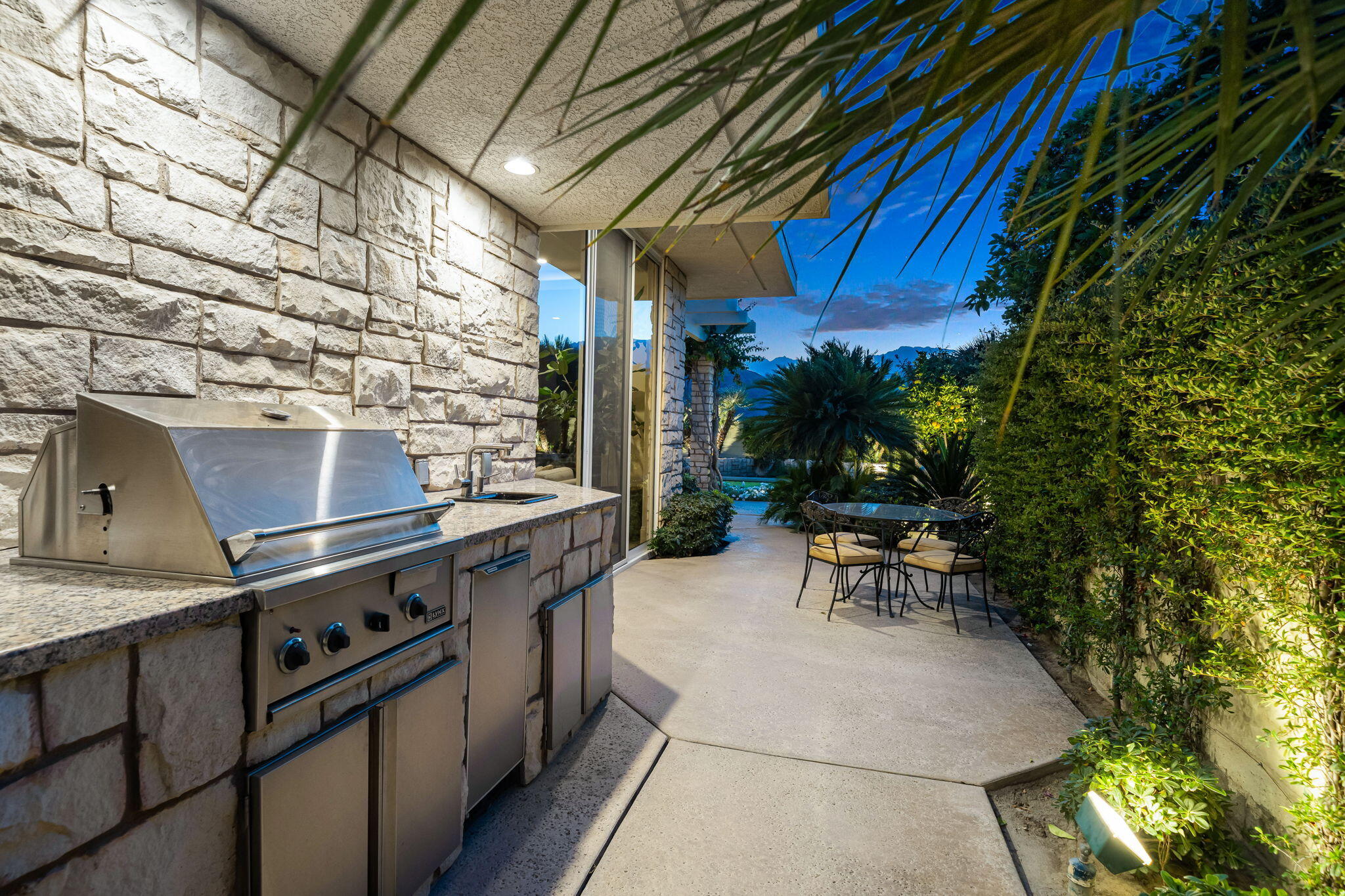 74 Mayfair Drive Rancho Mirage, CA 92270 - Photo 54 of 64 Properly lit grilling area