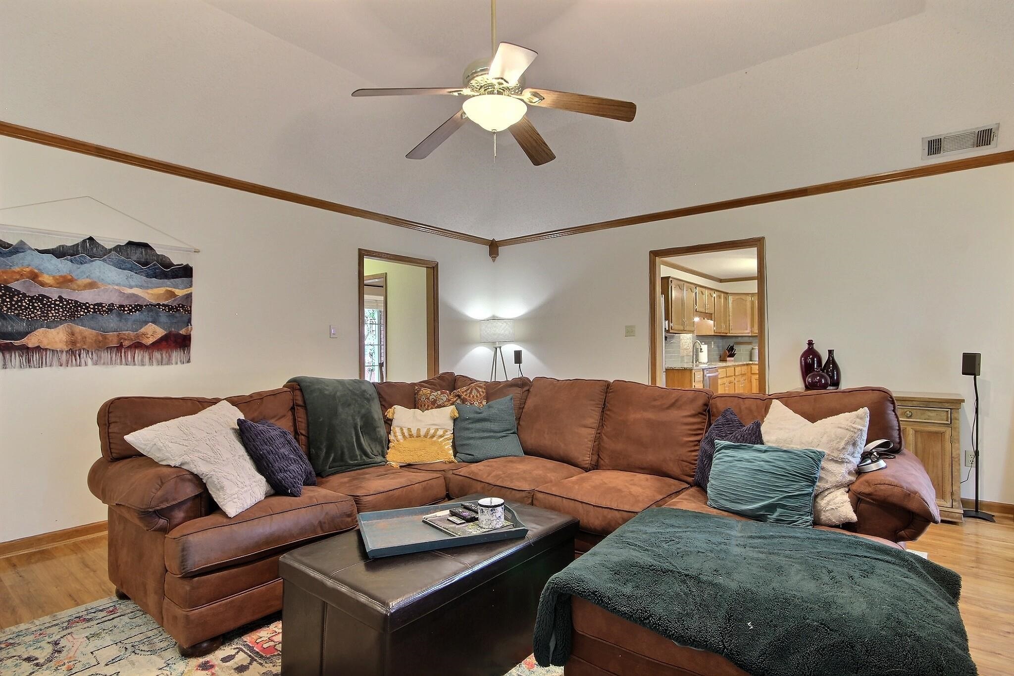 Spacious Great Room w/ Vaulted Ceiling