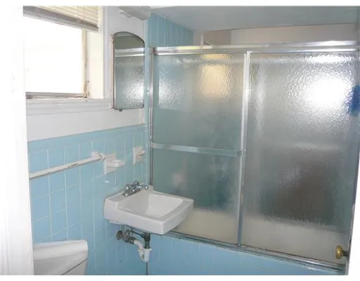 a bathroom with a shower a sink and a mirror