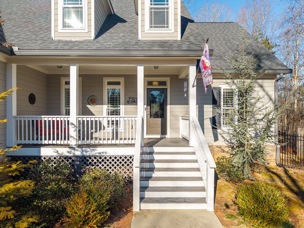 96 Morgan Trail Ellijay, GA 30536 - Photo 15 of 48 a front view of a house with a porch