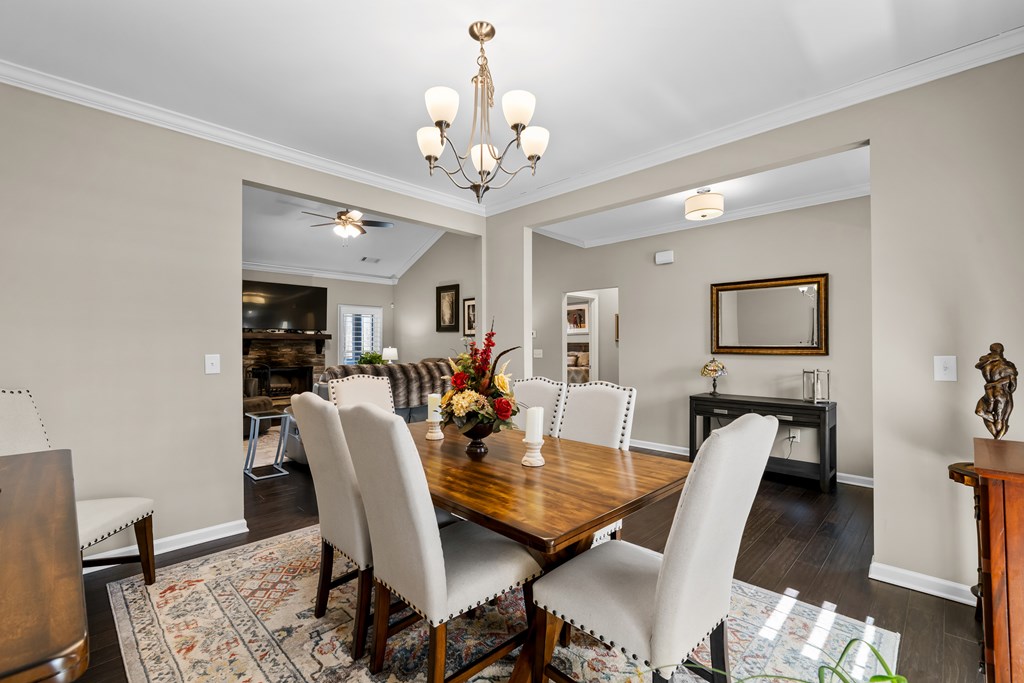 96 Morgan Trail Ellijay, GA 30536 - Photo 20 of 48 a view of a dining room with furniture and wooden floor