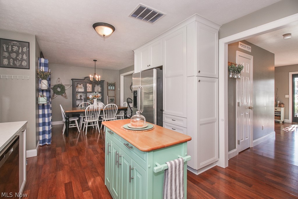 43440 Russia Road Elyria, OH 44035 - Photo 7 of 35 Kitchen was redone in 2016! Lots of extras! Coffee station, charging cabinet, and pull out drawer pantry! Portable island to stay.