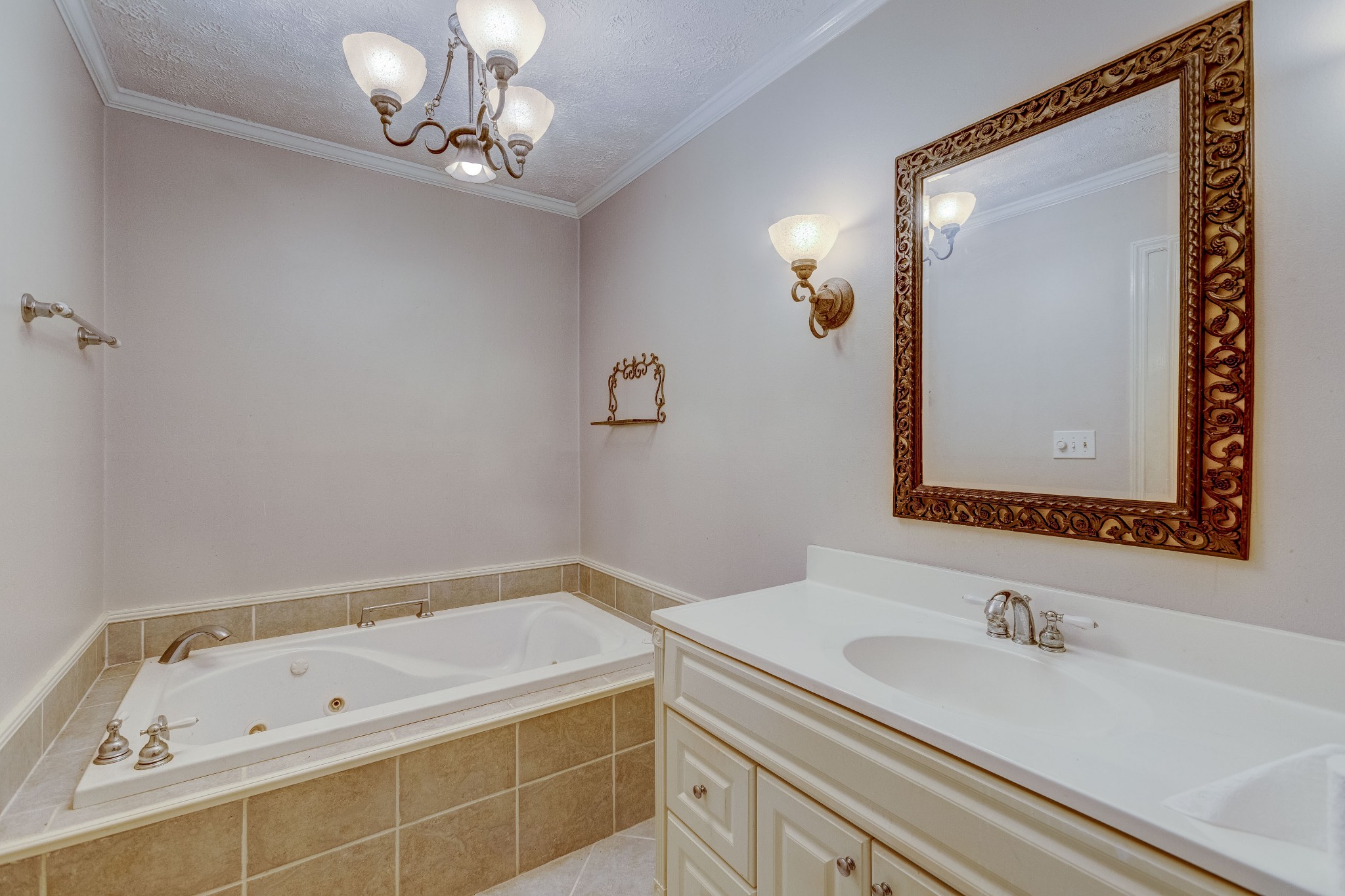 223 Lohman Road Mount Juliet, TN 37122 - Photo 11 of 15 a bathroom with a tub a sink and mirror