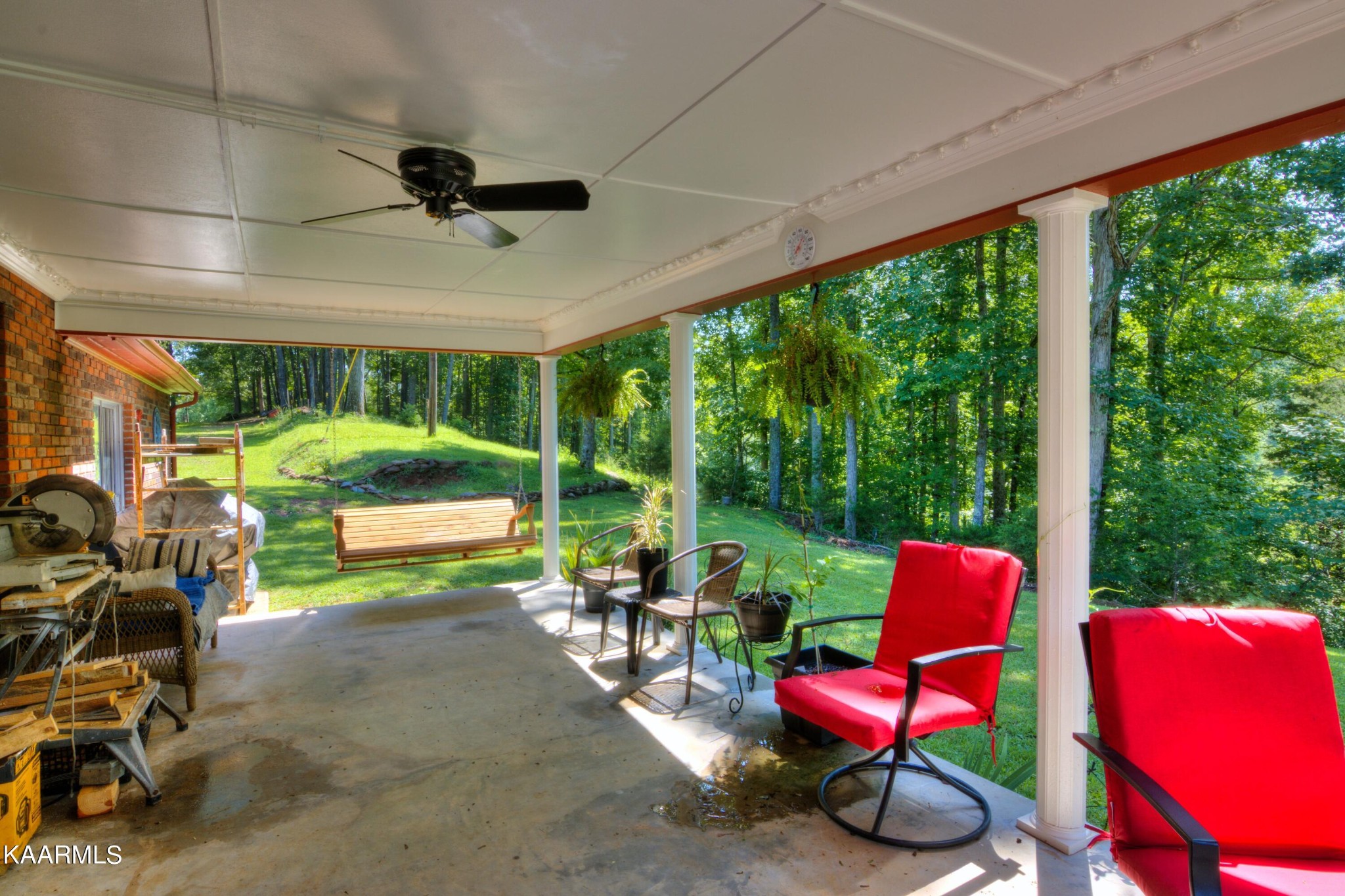 1311 Belltown Road Tellico Plains, TN 37385 - Photo 21 of 58 a view of yard with furniture and garden