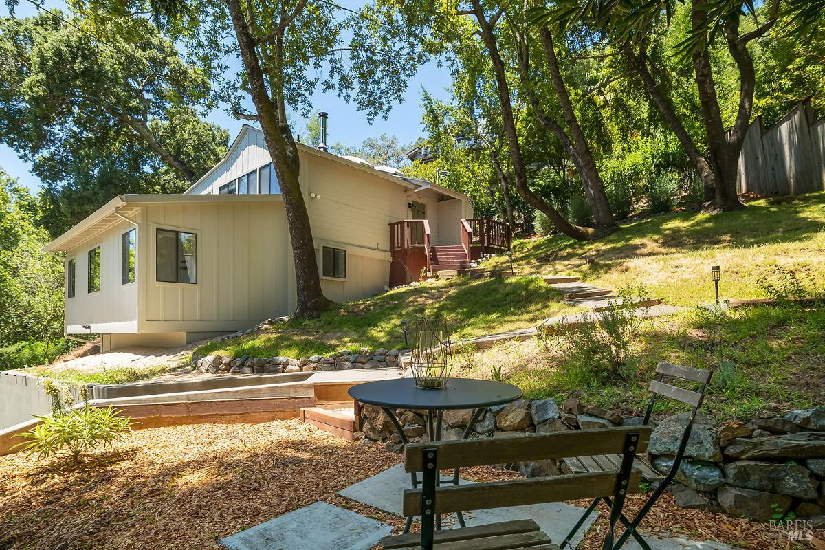 53 Madrone Road Fairfax, CA 94930 - Photo 20 of 25 Big yard with flat sitting area