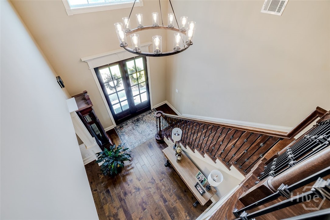 7 Reed Grass Lane Savannah, GA 31405 - Photo 31 of 70 View of the foyer from the second floor, new foyer lighting