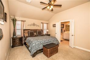 1409 Rosson Road Little Elm, TX 75068 - Photo 18 of 34 Vaulted ceiling with a ceiling fan