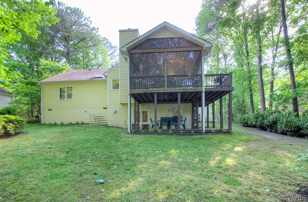 14208 Spring Gate Road Midlothian, VA 23112 - Photo 43 of 44 a view of a house with a yard