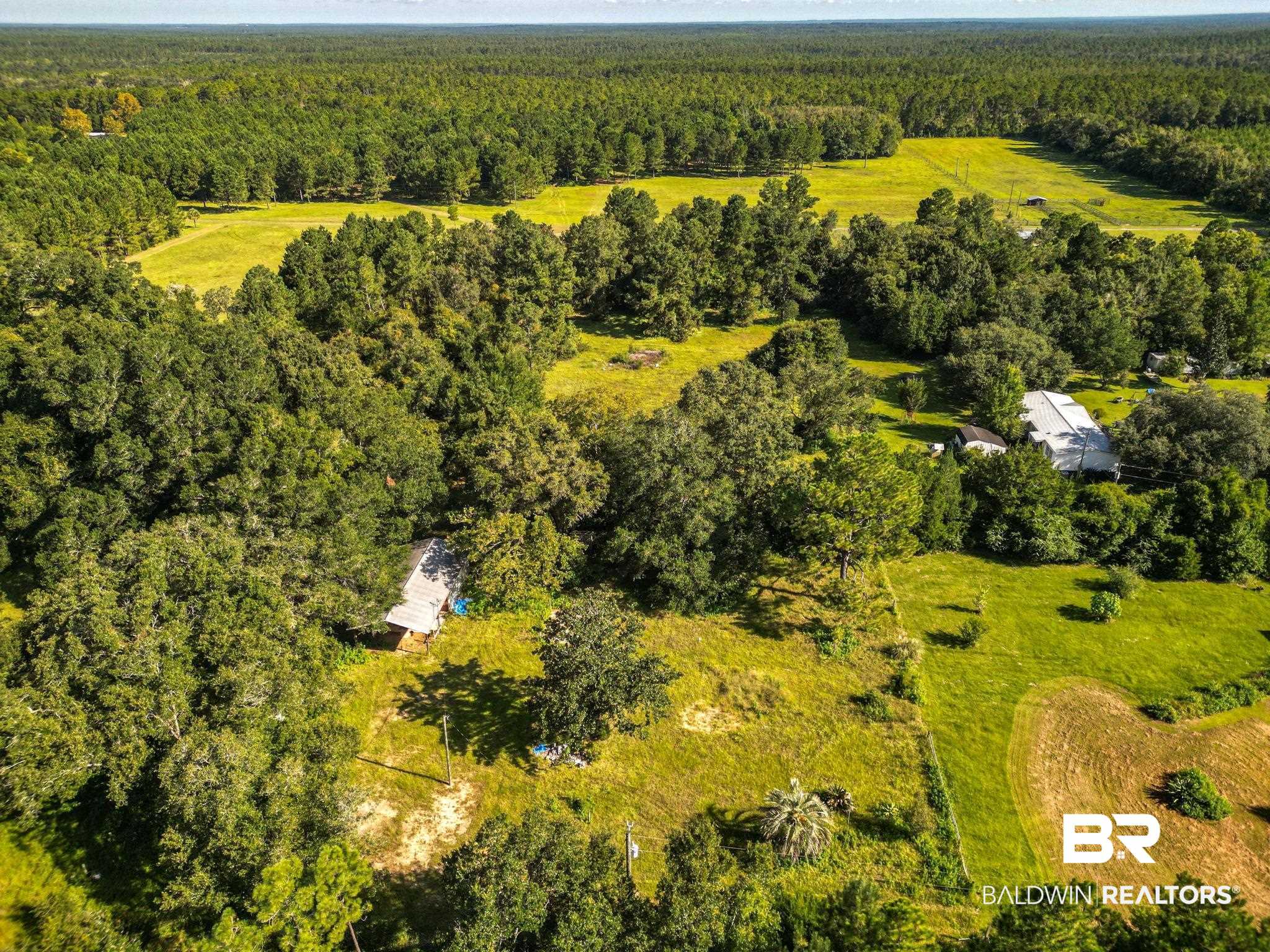 32429 Jay Kee Lane Elberta, AL 36530 - Photo 8 of 13 Bird's eye view of a heavily wooded area