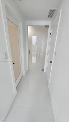 a view of a lake with a city