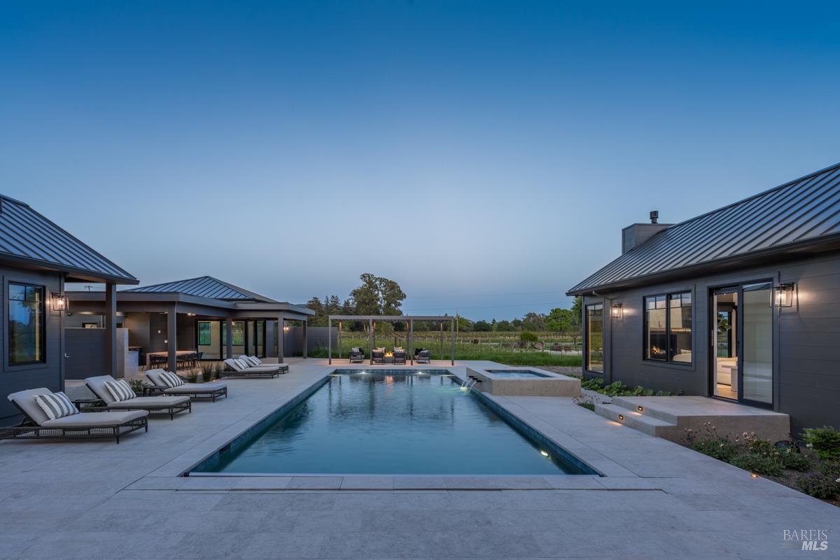 601 Napa Road Sonoma, CA 95476 - Photo 9 of 14 a view of a patio with swimming pool table and chairs