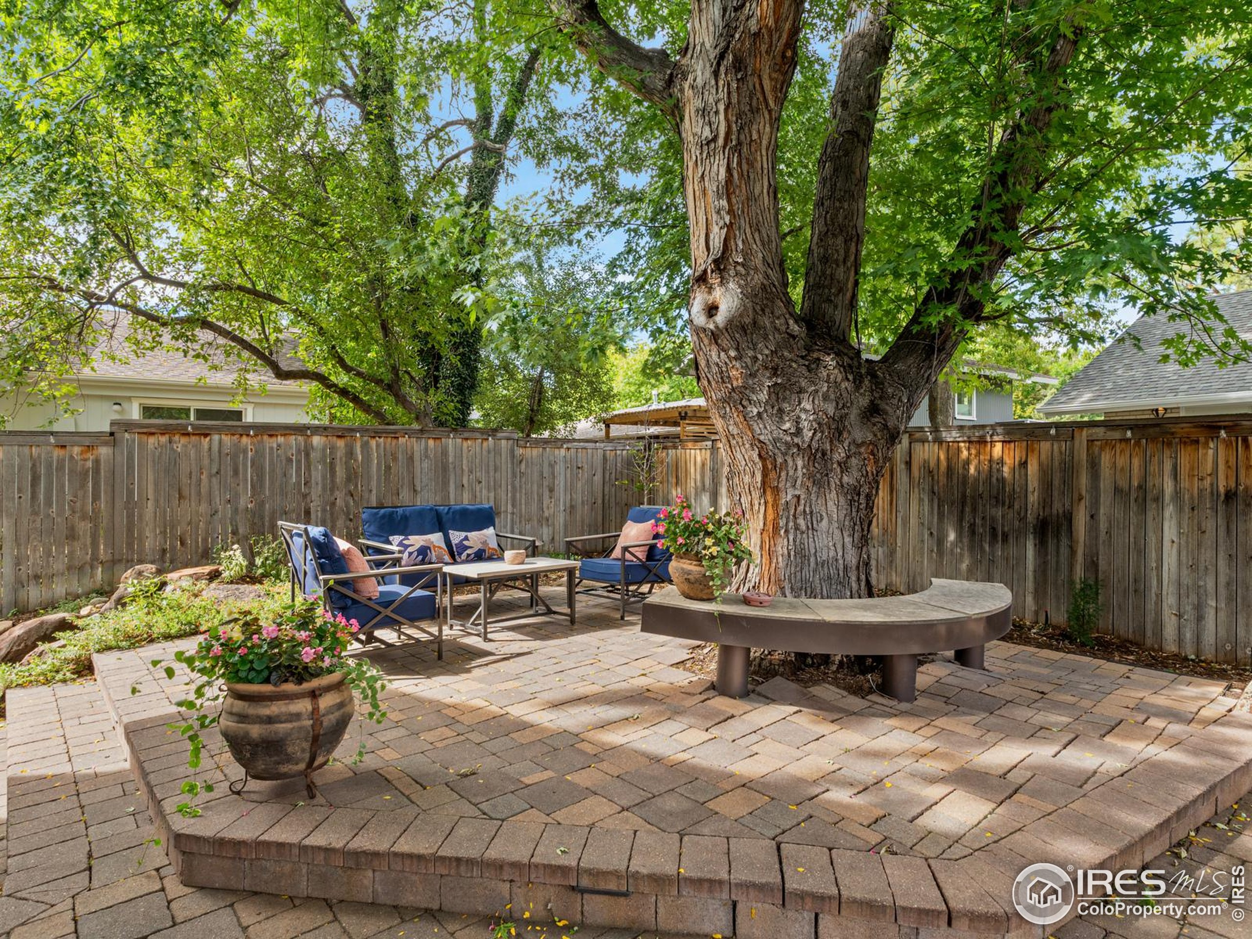 234 Mohawk Drive Boulder, CO 80303 - Photo 24 of 49 a view of a backyard with sitting area