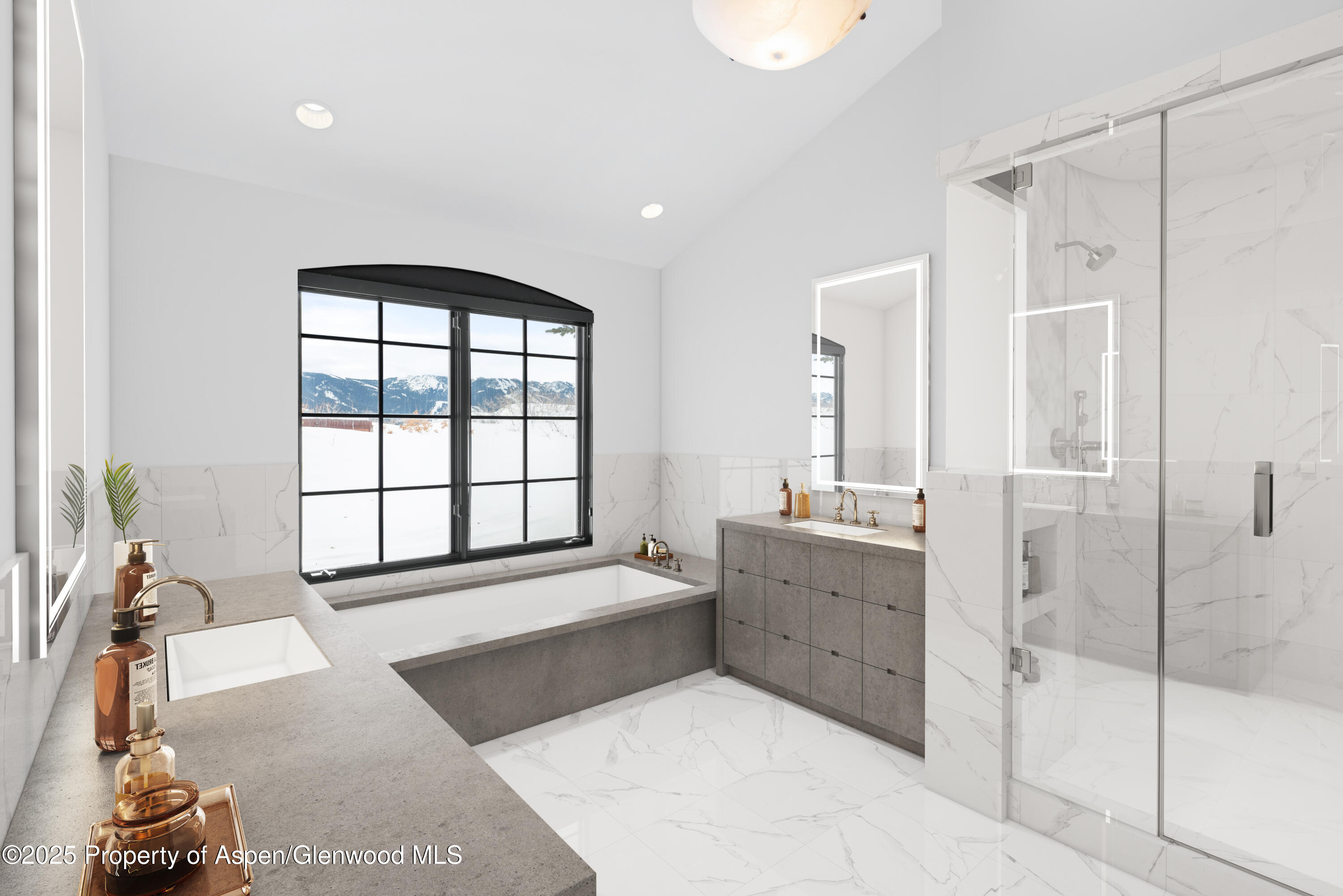 2908 Juniper Hill Road Aspen, CO 81611 - Photo 24 of 43 Primary Bath Rendering