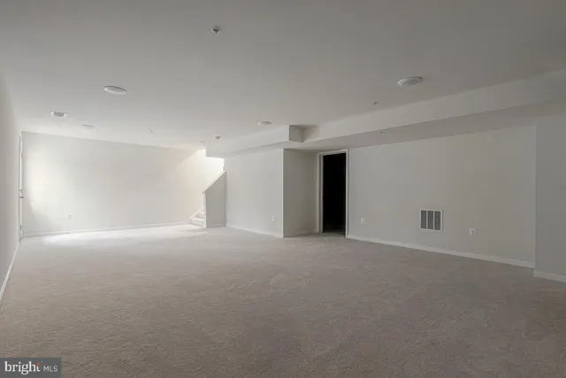 a view of empty room