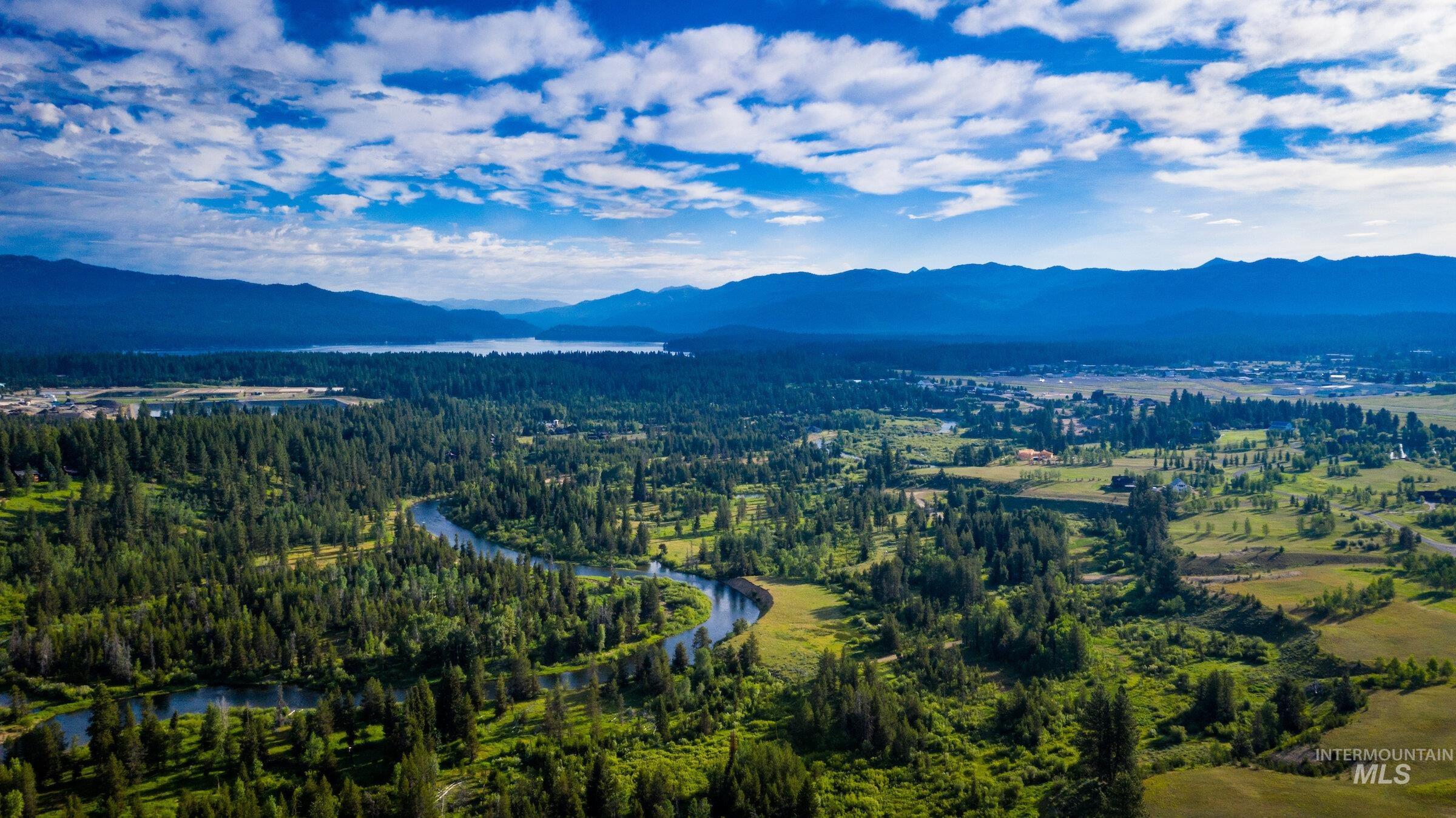Lot 60 River Ranch McCall, ID 83638 - Photo 17 of 20 Bird's eye view of a heavily wooded area and a water and mountain view