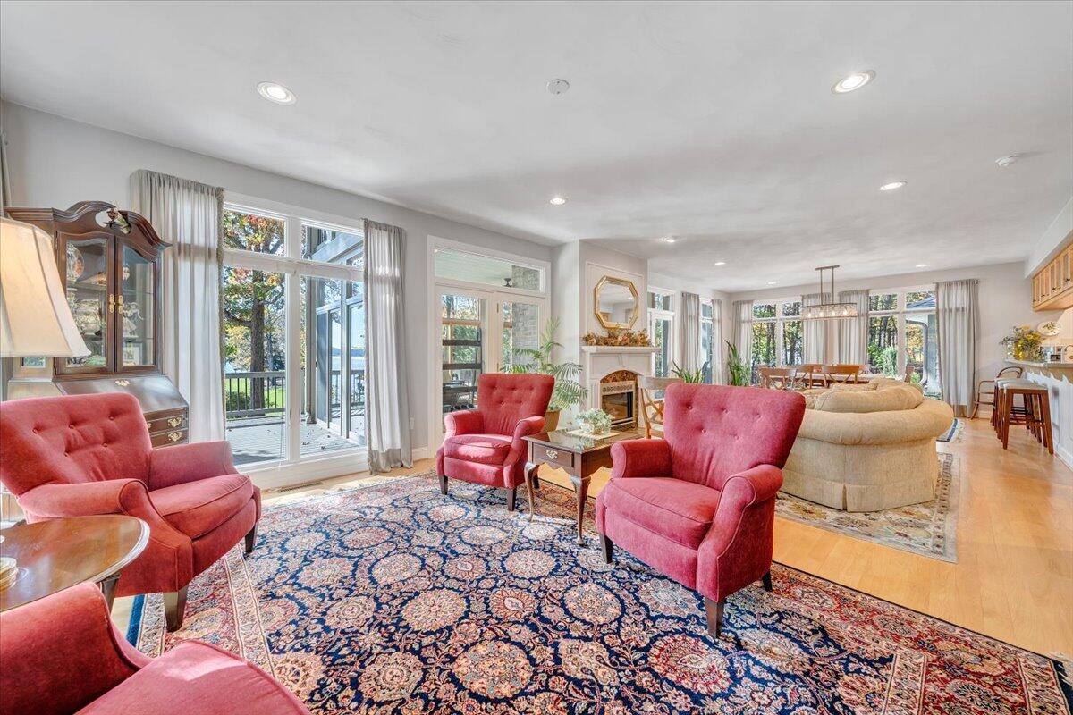 190 Tranquility Road Moneta, VA 24121 - Photo 21 of 170 a living room with furniture a rug and a large window