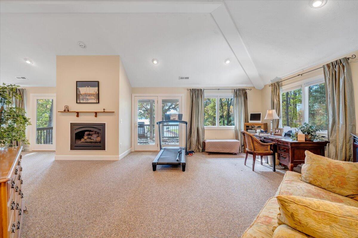 190 Tranquility Road Moneta, VA 24121 - Photo 71 of 170 a living room with furniture and a fireplace