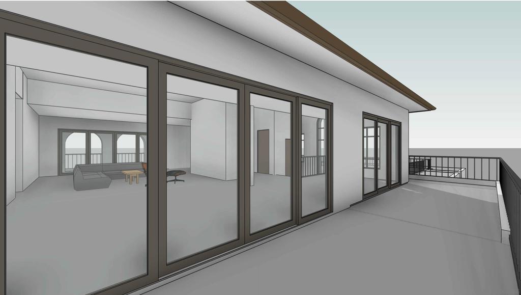 7687 Hillside Drive La Jolla, CA 92037 - Photo 15 of 16 a view of a hallway with wooden floor and staircase