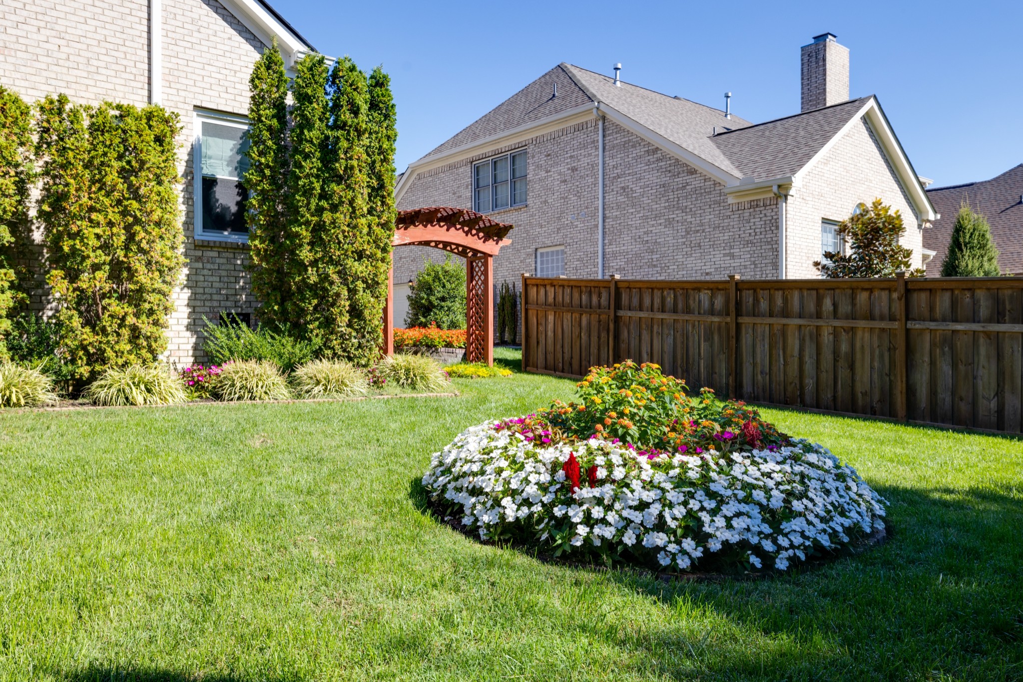 113 Cornerstone Circle Franklin, TN 37064 - Photo 43 of 58 a front view of a house with garden