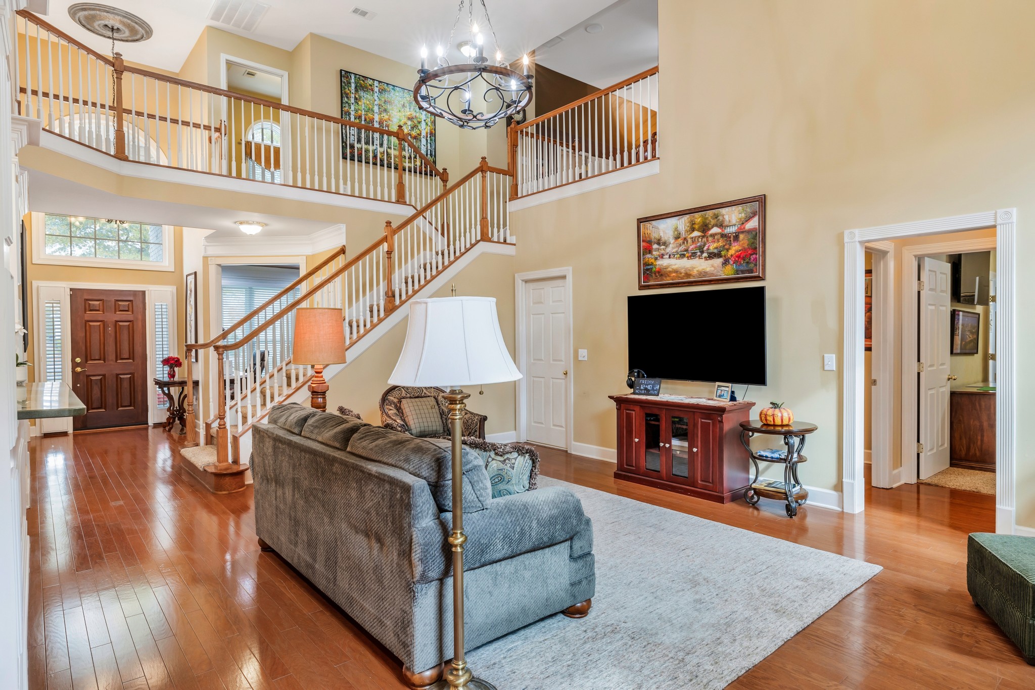 113 Cornerstone Circle Franklin, TN 37064 - Photo 10 of 58 a living room with furniture and a flat screen tv