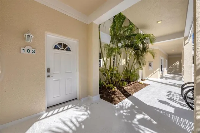 a view of a room with a patio