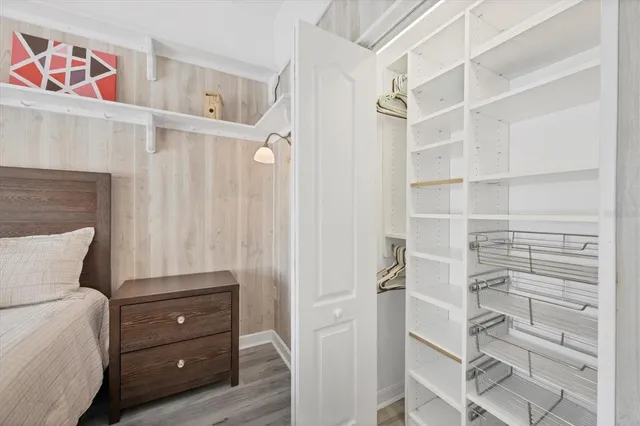 a living room with a furniture and a window