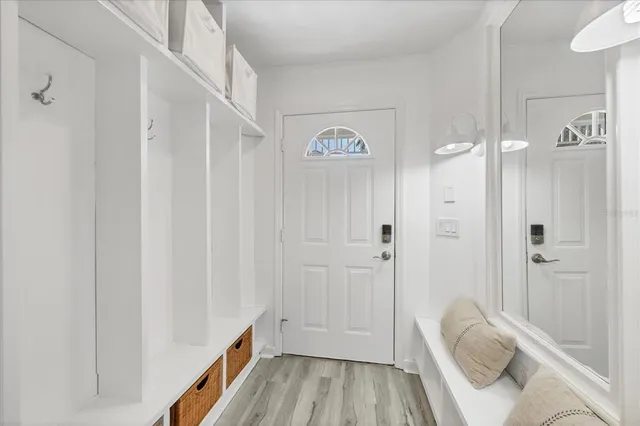 a bathroom with a sink and a shower