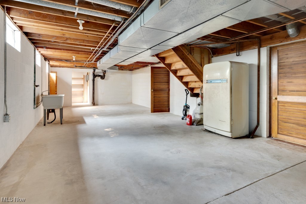 3374 Stanley Road Akron, OH 44333 - Photo 24 of 32 Unfinished storage area