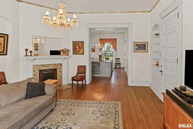 a view of a kitchen counter top space