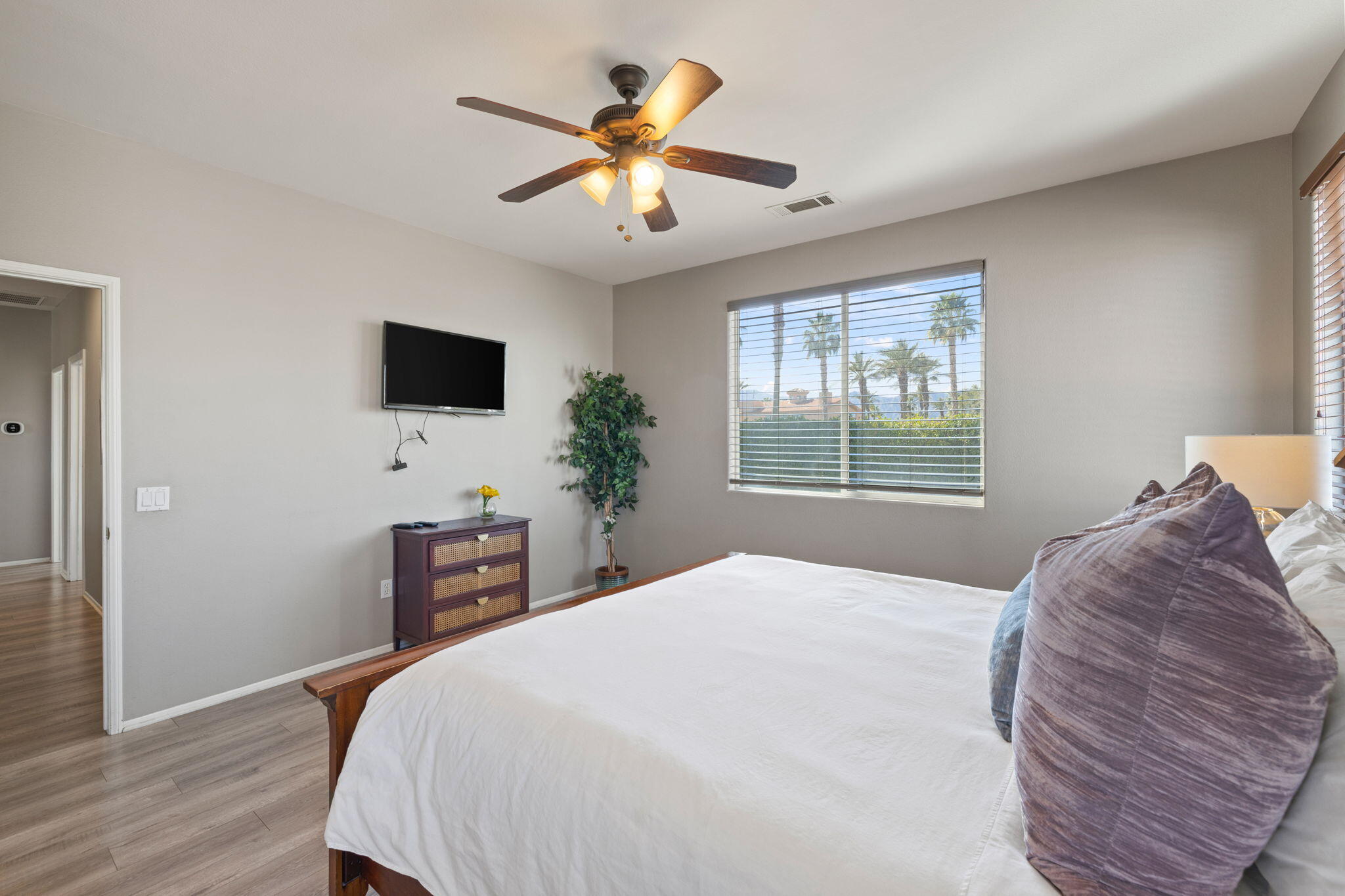 80759 Avery Drive Indio, CA 92201 - Photo 21 of 70 a bedroom with a bed and a flat screen tv