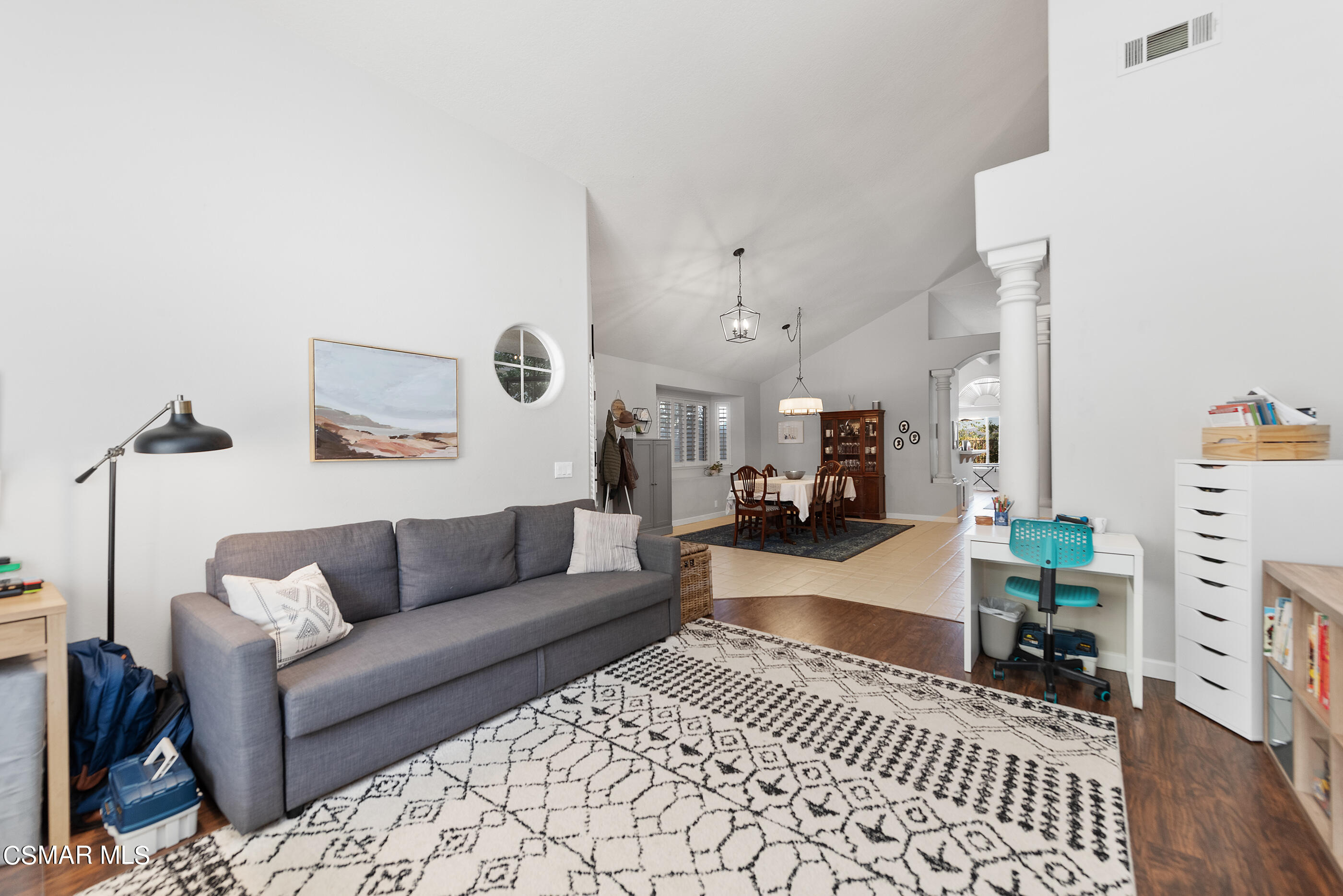 472 Fresh Meadows Road Simi Valley, CA 93065 - Photo 5 of 33 a living room with furniture and a fireplace