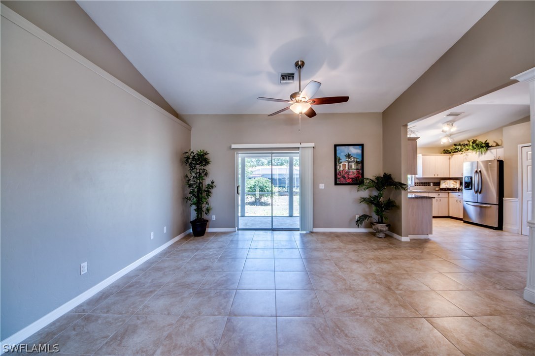 17517 Braddock Road Fort Myers, FL 33967 - Photo 17 of 33 a view of a livingroom with furniture and a ceiling fan