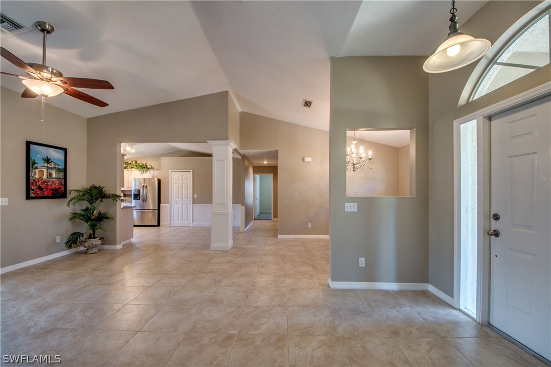 17517 Braddock Road Fort Myers, FL 33967 - Photo 9 of 33 a view of a livingroom with a chandelier