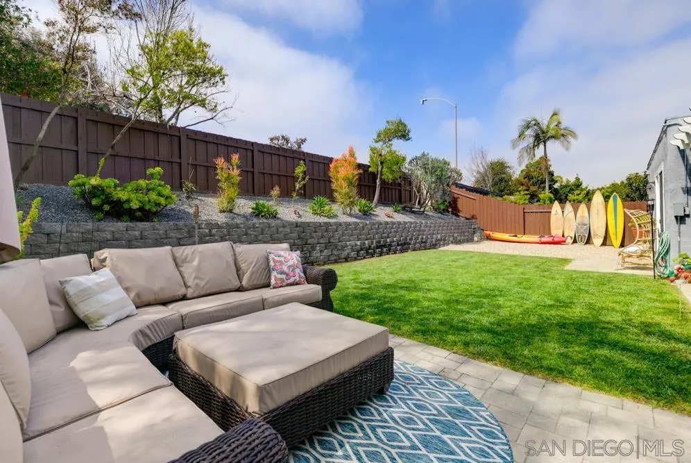 1955 Village Wood Road Encinitas, CA 92024 - Photo 15 of 31 a view of a backyard with couches and a fire pit