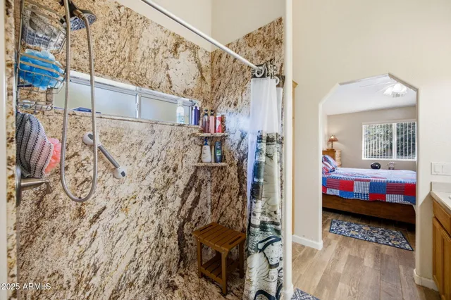 a view of living room and utility room