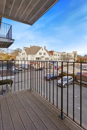 a view of a roof deck