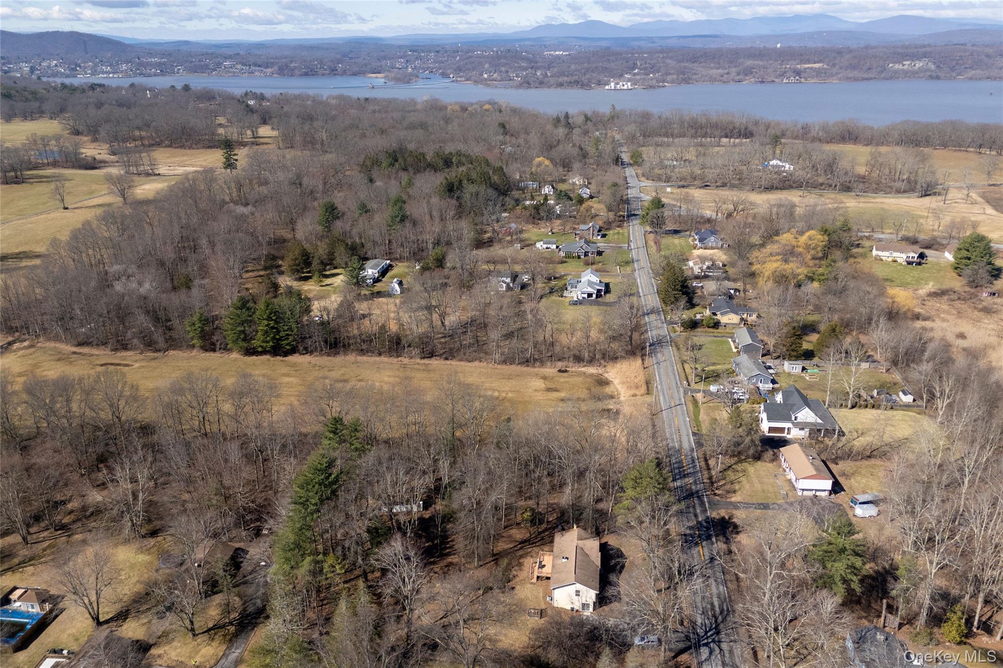 212 Rhinecliff Road Rhinebeck, NY 12572 - Photo 3 of 18 an aerial view of residential house and outdoor space