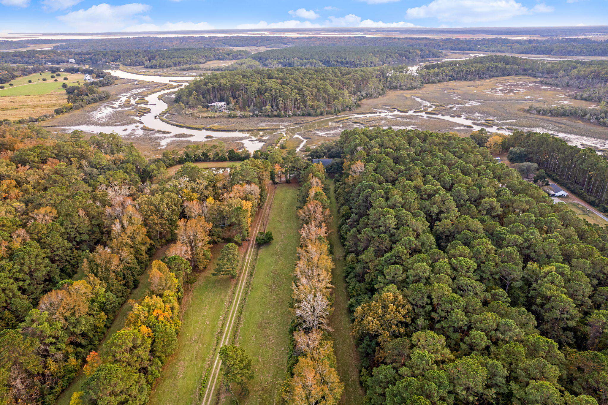 7787 Seafield Road Meggett, SC 29449 - Photo 50 of 57 Aerial View