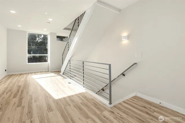 a very nice looking room with a large window