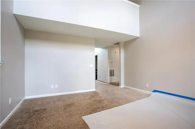 a view of an empty room