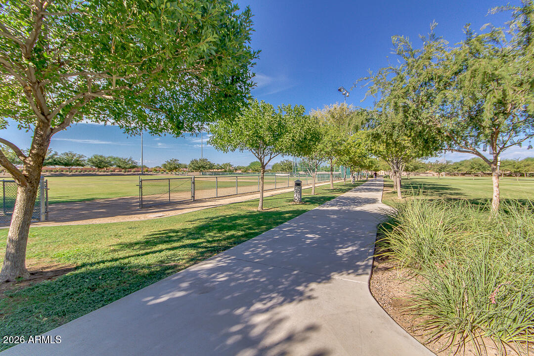 935 West Gascon Road San Tan Valley, AZ 85143 - Photo 39 of 43 a view of a yard with an outdoor space