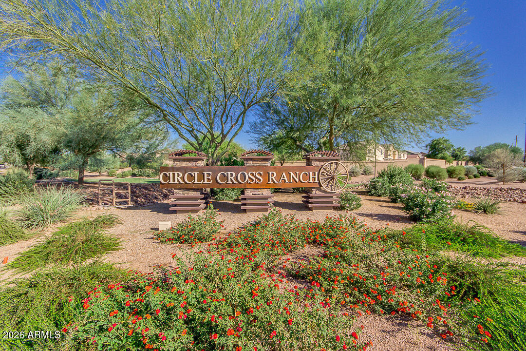 935 West Gascon Road San Tan Valley, AZ 85143 - Photo 43 of 43 a front view of a house with garden yard and sitting area