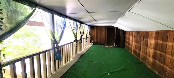 a view of a porch