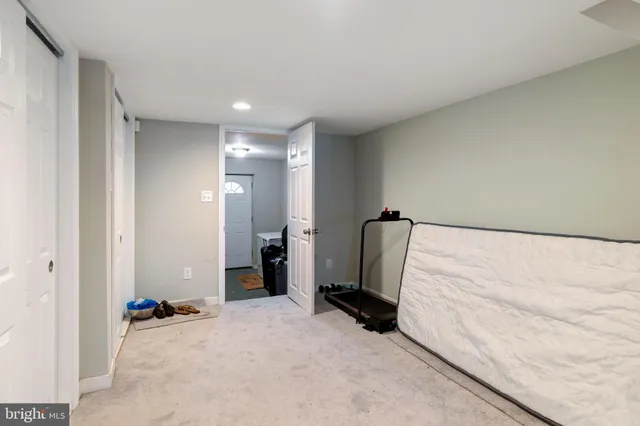 a room with storage and utility