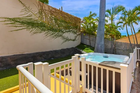 a view of outdoor space with seating area