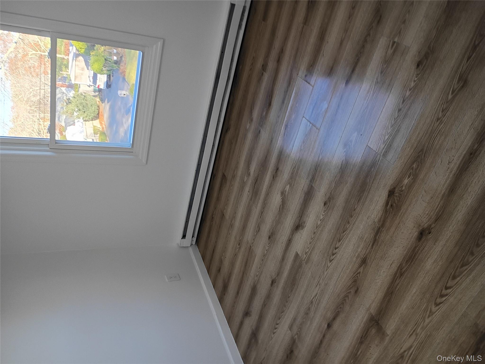 67 Albany Avenue, Unit A&B Flanders, NY 11901 - Photo 13 of 24 Spare room featuring a baseboard heating unit and dark wood-style flooring